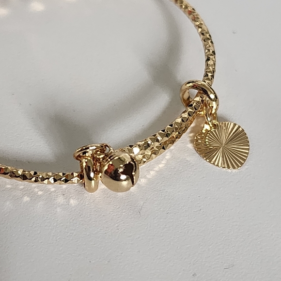 Little Child Girl's Gold Filled Bracelet with Crystal Stones New - Picture 6 of 6